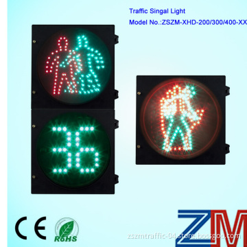 LED Flashing Pedestrian Crossing Traffic Light